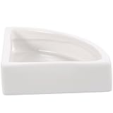 TOKIDNY 爬虫類用セラミック三角形フードボウル 耐久性のある水入れ 食事用皿 トカゲ カエル適用 爬虫類水飲み 給餌に