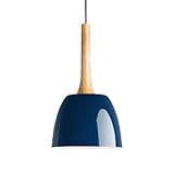 * Matériau de l'abat-jour suspendu * Abat-jour de haute qualité en métal avec décor en bois, la est poncée à la main et polie par de la peinture de cuisson à haute température et d'autres objets artisanaux, rendant l'apparence lisse et délicate, difficile à décolorer, facile à nettoyer.