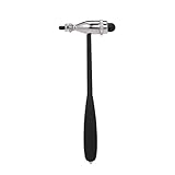 El mango ergonómico y liviano está equilibrado con precisión para un mayor control de la fuerza de percusión para provocar los reflejos del tendón.