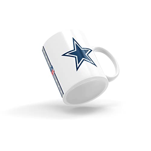 Caneca de Cerâmica Licenciada NFL, Liga de Futebol Americano, modelo Dallas Cowboys