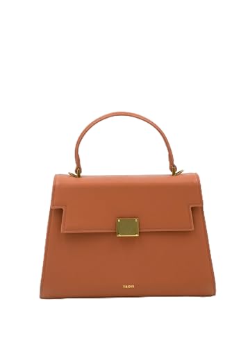 Sac à main camel en cuir pour femme chic et grand format idéal au quotidien