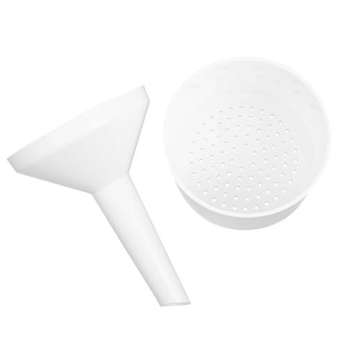 TOKIDNY Plastic Buchner Funnel Lab Filtration Filter with Paper Filtering for Laboratory Chemistry Experiments, Sturdy Pp Material, Medium Size Suitable for School and Industrial Use