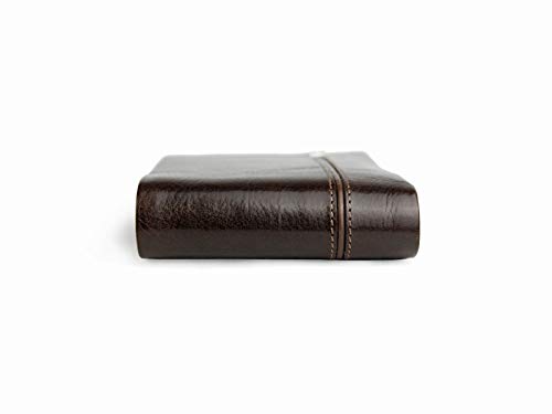 GIUDI Men`s Wallet Leather Dark Brown4