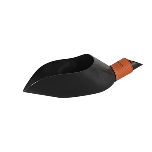 Cutdred グリーンビーンシャベル、大容量の粉砂糖シャベル、グリーンコーヒー豆スクープ、大容量の食用、セット、プラスチックパッケージ食器アイスキューブラック、スプーン、ちりとり、焙煎豆シャベル、パン屋の特別なコーヒーショップのパッケージパッケージ (ブ