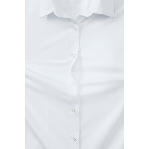 Lands' End School Uniform Women's No Gape Short Sleeve Stretch Shirt4