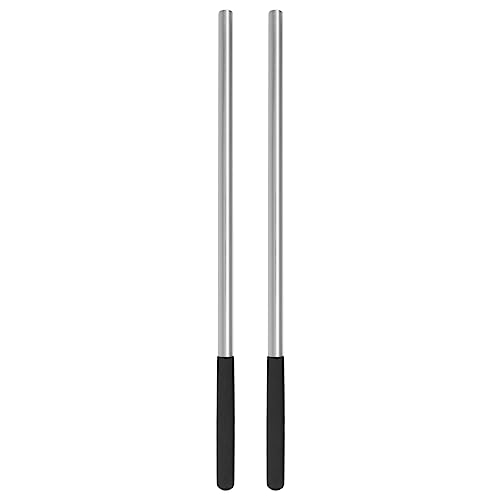 YoToolGDS 1 Pair 17.2 Inch Torsion Spring Winding Rods with Non-Slip Handle 1/2 Inch Diameter Solid Steel Metal Winding Bars Hardware for Adjusting or Replacing Garage Door Tension Springs