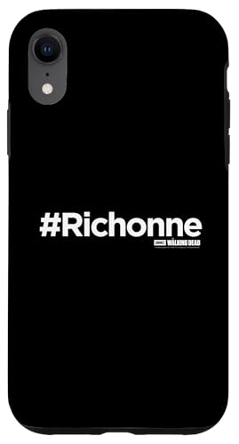 Coque iPhone XR Walking Dead Richonne protection antichoc noire