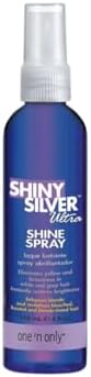 One 'n Only Shiny Silver Ultra Shine Spray 4-Ounce, 1 Count