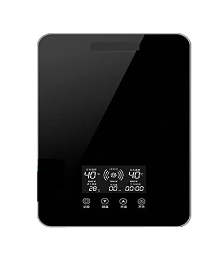 Calentador de agua sin tanque Calentador de agua instantáneo eléctrico de 8000W, ayuda for la cocina del baño, toque doméstico, 3 archivos, potencia ajustable bajo demanda, agua caliente Debajo del fr