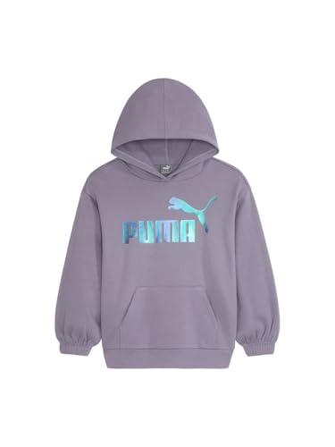 PUMA Girls' Oversized Hoodie, Fleece Lined, Logo Graphics