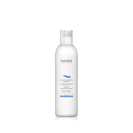 Laboratorios Babé - Champú Anticaspa 250 ml, Pelo Graso, Dermatitis Seborreica, Elimina la Caspa, Seborregulador, Combate el Picor del Cuero Cabelludo