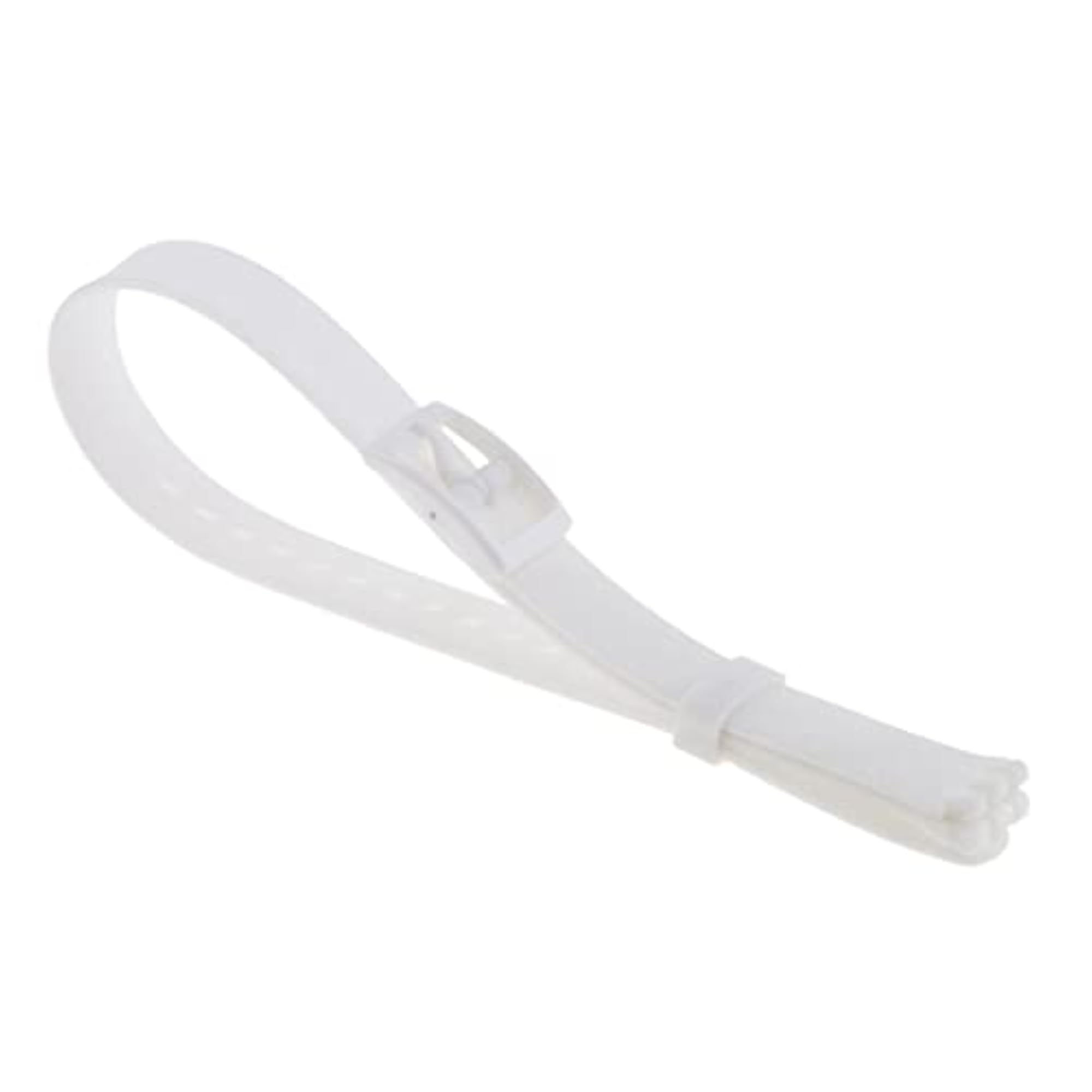 Soft Waterproof Silicone Watch Strap for Swatch, White 12mm