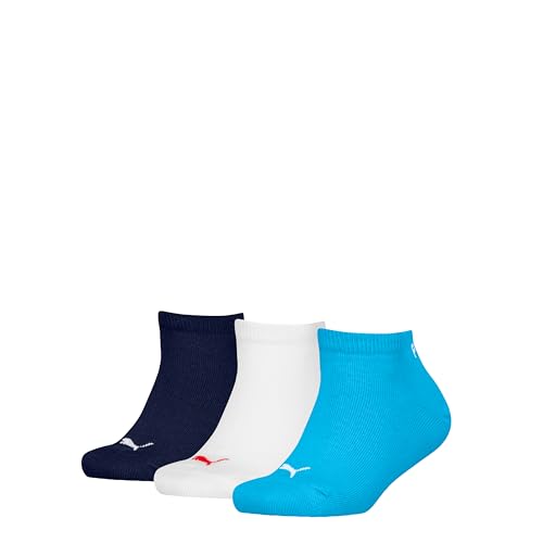 PUMA 194010001 Unisex-Child Sneaker Sock (3-Pack)