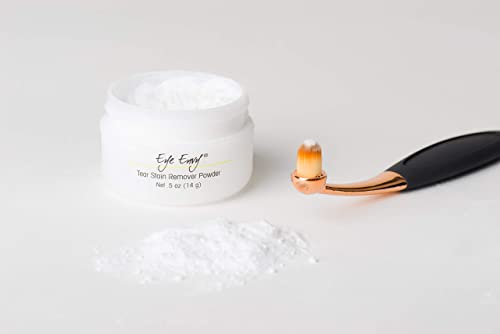 Eye Envy Cat Tear Stain Remover Starter Kit With Propowder Brush | Stain Solution, Applicator Pads, Stain Powder And Small Applicator Brush | Lasts 30-45 Days #TOP6