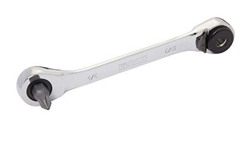 Kobalt 338358 35-Piece 1/4-Inch Drive Mechanic's Tool Set, Inch/Metric, includes Reversible Ratcheting Wrench, Sockets; Screwdriver, Hex, Torx, and Square Bits thumbnail 4