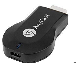 HRX - HDMI Wireless Display Dongle WiFi Mobile Screen Mirroring Receiver Dongle To TV/Projector Receiver Compatible With Android, Mac iOS, Windows - Black