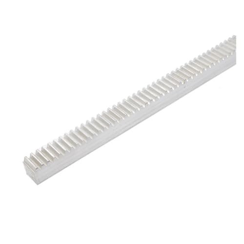Cremallera recta CNC módulo 0.5 en aleación de aluminio de 8x12x1000 mm para piñón