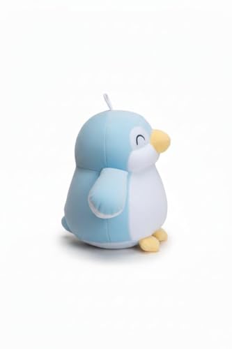 Image of Adey Blue Penguin Plush Toy (30 cm) | Soft & Adorable Stuffed Animal for Kids | Cuddly Hugging Toy for Babies, Toddlers & Girls Boys | Gift Item & Home Decor
