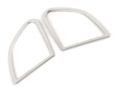 Cache-Haut-Parleur de portière Volvo XC60 2009-2017 en Finition Acier Brossé Premium
