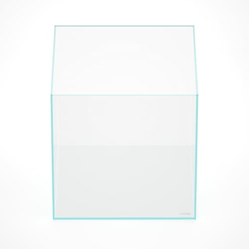 Image of LANDEN 52.4 Gallons Cube Rimless Low Iron Aquarium Fish Tank,23.62 inch L x 23.62 inch W x 23.62 inch H (60cm x 60cm x60cm) 10mm Thickness with Nano Foam Leveling Mat Included