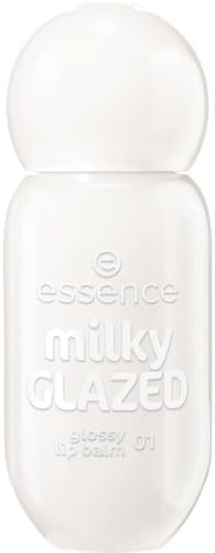 essence milky GLAZED glossy lip balm 01 Sheeriously Creamy