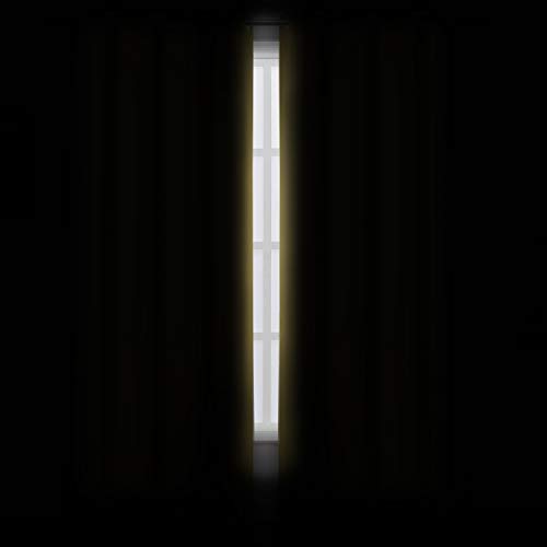 Image of LEMOMO Blackout Curtains 66 x 95 inch /Yellow Curtains Set of 2 Panels /Thermal Insulated Room Darkening Bedroom Curtains