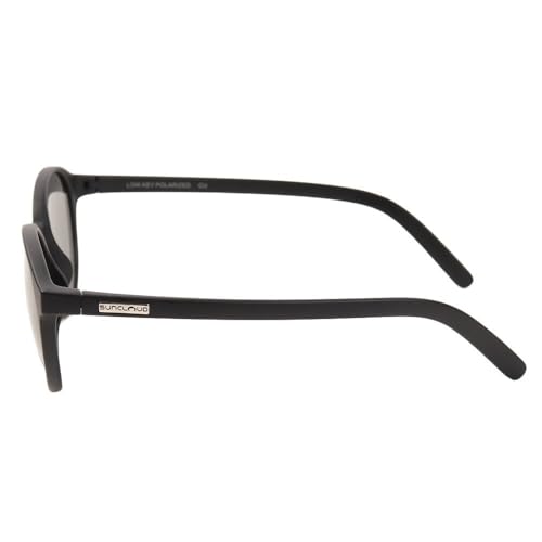 Suncloud Low Key Polarized Sunglasses in Matte Black with Grey Lenses 50mm2