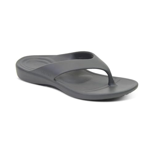 Aetrex Men's Maui Orthopedic Flip Flops - Pressure Relief Flips - Water-friendly flip flops