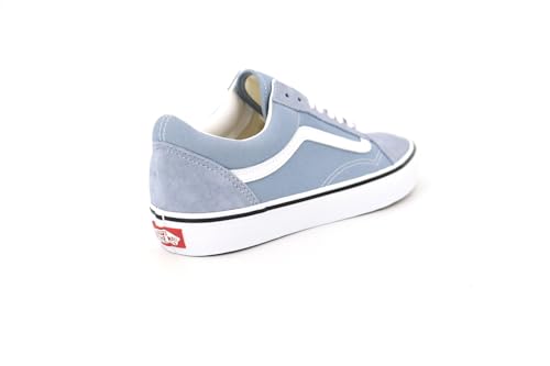 Vans - Unisex Old Skool Shoes, Color Color Theory Dusty Blue, Size: 7.5 D(M) US Mens / 9 B(M) US Womens