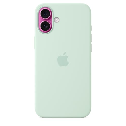 Apple iPhone 16 Plus Silikon Case mit MagSafe – Aquamarin ​​​​​​​ – Ansicht 3