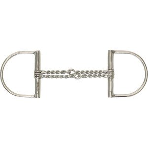 CENTAUR Poney King Dee Mors à double fil torsadé Taille 4-3/4