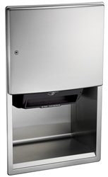 ASI 204523AC roval??? recessed automatic roll paper towel dispenser