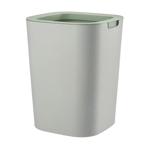 Cubo de basura cuadrado compacto contenedor de interior de 8 litros 2