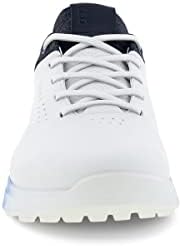 ECCO Men's S-Three Gore-TEX Golf Shoe, White/Black, 11-11.5 | Image 3
