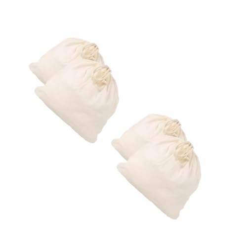 DOITOOL 2 Juegos Bolsa De Filtro Colador De Leche De Nuez Paño Colador Bolsa Coladora De Jugos Bolsas De Filtro Para Colar Bolsa De Nueces De Leche Algodón Beige 2 Piezas * 2