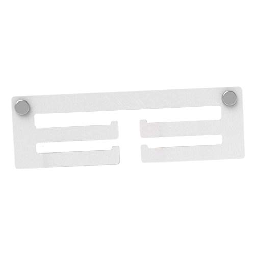 Tubayia Colgador de medallas acrílico, soporte de pared (blanco)