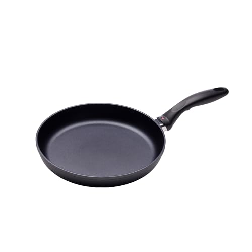 Image of Swiss Diamond 10.25 Inch Frying Pan Nonstick Diamond Frying Pan, Aluminum Coated Skillet, Dishwasher Safe and Oven Safe Fry Pans with Ergonomic Handle, Grey