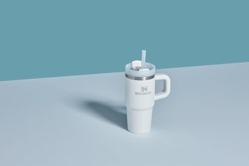Image of STANLEY Quencher H2.0 Tumbler with Handle and Straw 20 oz | Flowstate 3-Position Lid | Cup Holder Compatible for Travel | Insulated Stainless Steel Cup | BPA-Free | Frost