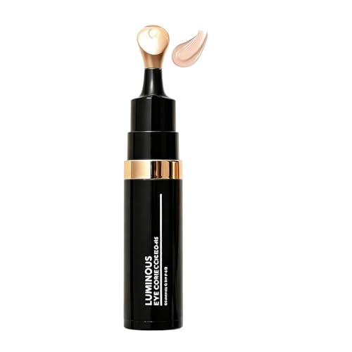 Corrector de Ojeras e Iluminador, Cobertura Total Ligera para Ojeras, Bolsas e Imperfecciones, Acabado Liso de Larga Duración, Disponible en 4 Tonos (#1)