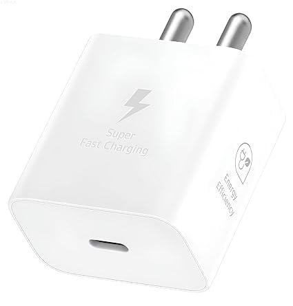 Image of Original New 25W GaN USB-C Superfast Charger Adapter for Samsung Galaxy S /A /M /F /Z Series-Compatible with S25 /S24 /S23 /S22 Ultra /S21 /21FE /S20 /Note /M54 /M53 5G /M33 /M23 /A34 /A54 5G /A13 (DEC175)