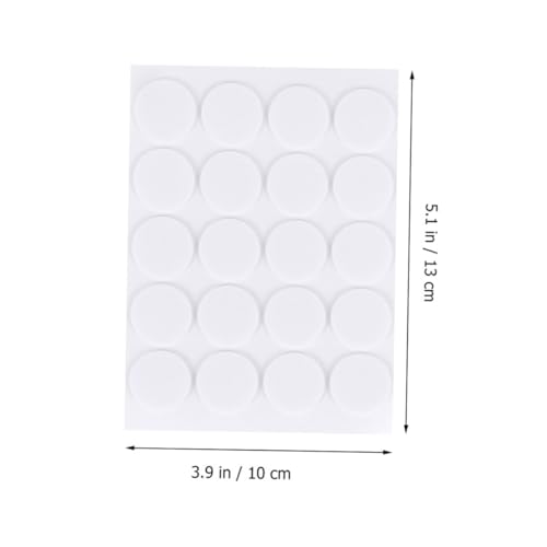 Pegatinas adhesivas para mechas de vela, espuma 10 hojas miniatura 2