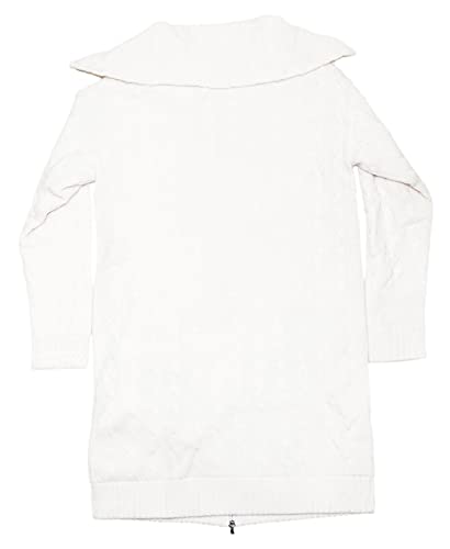 Ralph Lauren Polo Black Label Women Sweater Cardigan Cashmere Jacket White Large $1398 #TOP3