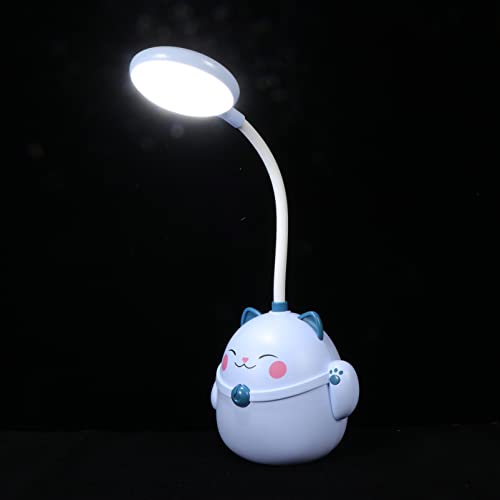 CRILSTYLEO Lámina De Mesa De Gato De La Suerte Lámpara De Escritorio De Lectura De Lectura Lámpara De Escritorio USB Lámparas De Escritorio Para La Oficina Soportes De Lámina De Escritorio