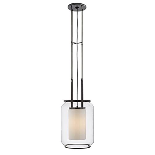 Suspension E27 verre design pour éclairer sans reflet l'espace télévision salon