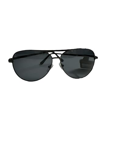 Panama Jack Classic Aviator Sunglasses, Gun Metal Frame, Dark Gray Lenses Polarized - COM.