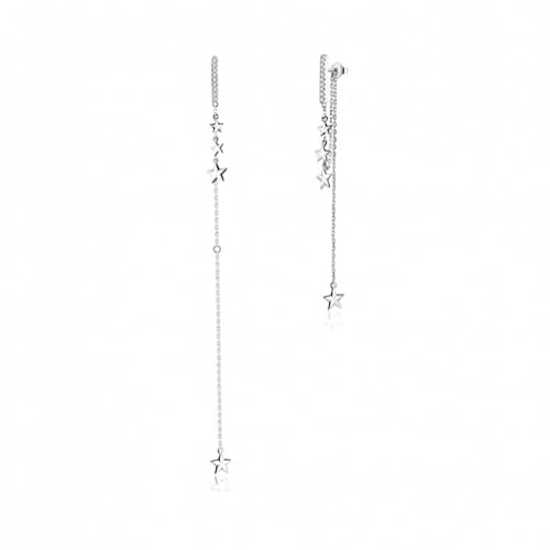 Boucles d'oreilles pendantes anti-allergie pour mariée