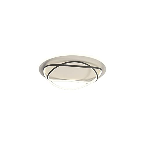 Plafonnier LED minimaliste rond 60cm pour éclairage de salon moderne