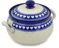 Polmedia Polish Pottery Tureen - Light Hearted Pattern Handmade in Boleslawiec Poland by Ceramika Artystyczna + Certificate of Authenticity