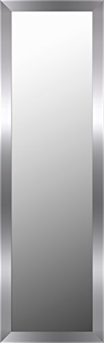 Mirrorize HFM365 Over the Door/Floor, Full Body Length, 50"X14" (Inner Mirror: 48"X12"), 50X14