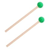 BESTonZON Marimba Mallets Grün rutschfeste Schlägel mit Glatter Oberfläche Langlebige...